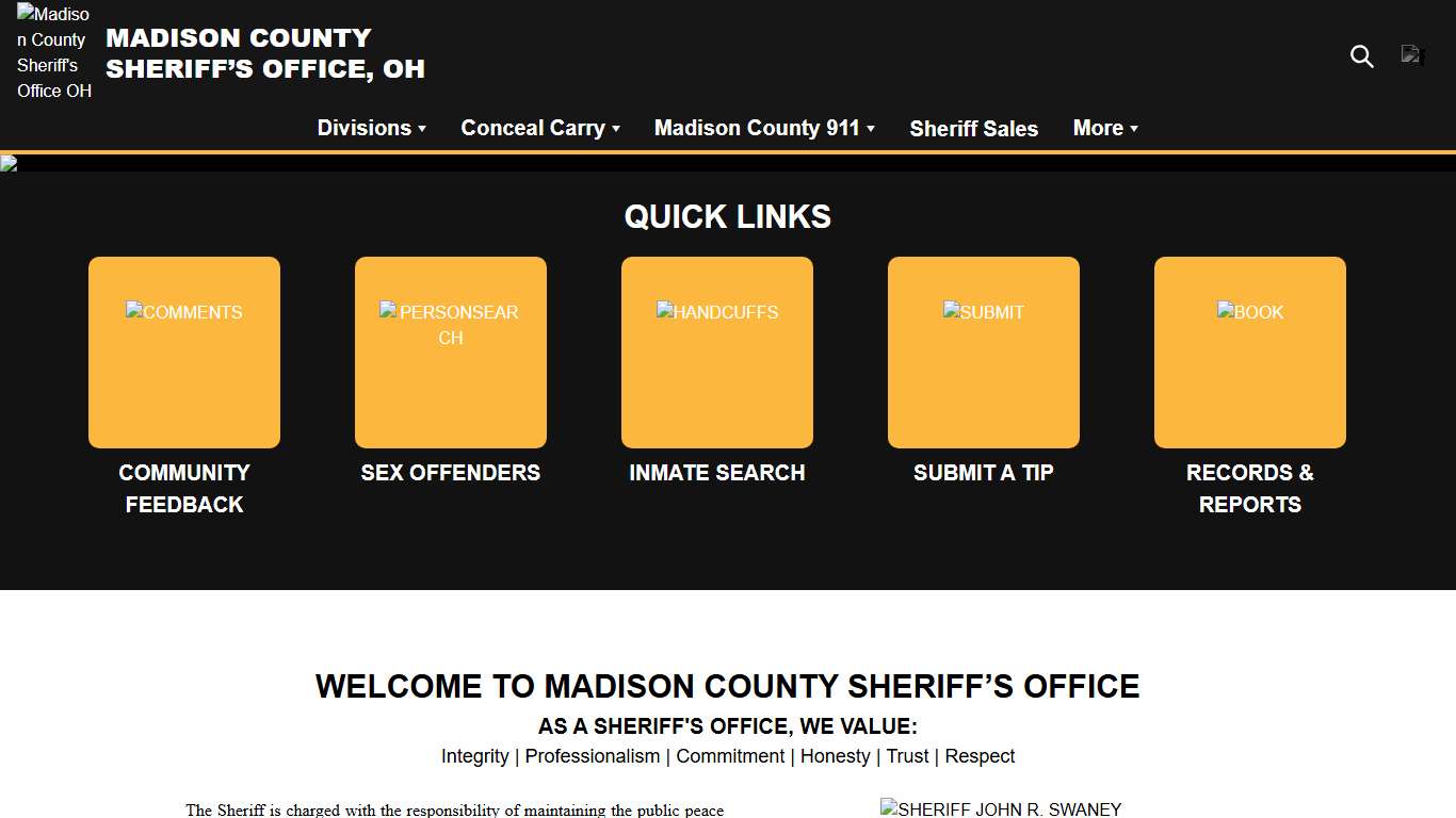 Madison County Sheriff's Office OH